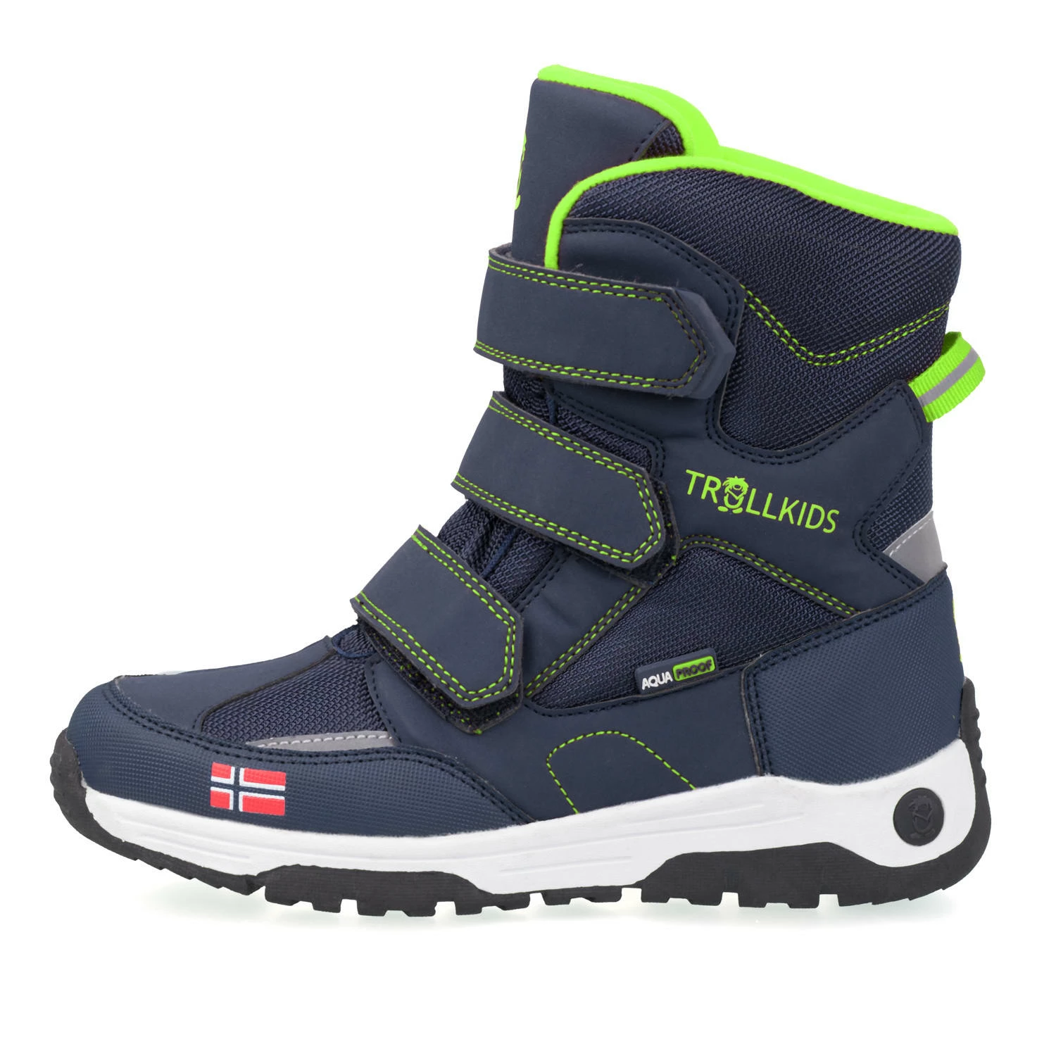 TROLLKIDS Winter Schuhe "Lofoten" In Marineblau / Vipergrün 2 TROLLKIDS Winter Schuhe "Lofoten" In Marineblau / Vipergrün – Bild 2
