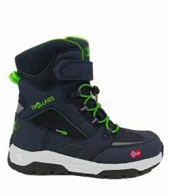 TROLLKIDS Winter Schuhe "Lofoten XT" In Marineblau / Vipergrün