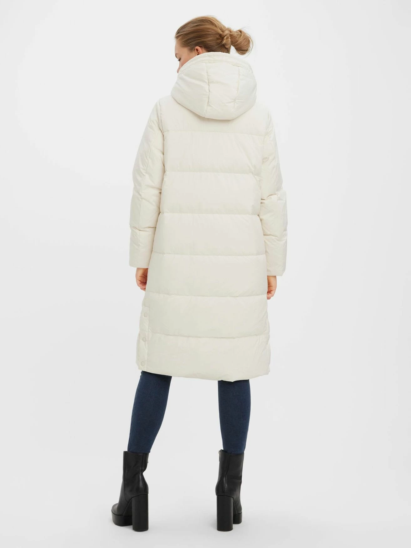 Vero Moda Lange Puffer Jacke Winter Mantel Stepp Parka VMERICAHOLLY In Creme 2 Vero Moda Lange Puffer Jacke Winter Mantel Stepp Parka VMERICAHOLLY In Creme – Bild 2