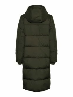 Vero Moda Lange Puffer Jacke Winter Mantel Stepp Parka VMERICAHOLLY In Dunkelgrün -JYOKO-Shop vero moda lange puffer jacke winter mantel stepp parka vmericaholly in dunkelgrun 4
