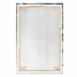 WallArt Leinwandbild - Nadelbäume Im Winter In Grün -JYOKO-Shop wallart leinwandbild nadelbaume im winter in grun 6