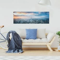 WallArt Leinwandbild - Winter In Paris In Blau 10 WallArt Leinwandbild - Winter In Paris In Blau -JYOKO-Shop wallart leinwandbild winter in paris in blau 18