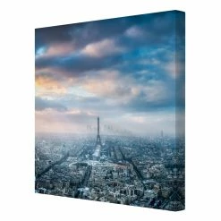 WallArt Leinwandbild - Winter In Paris In Blau 13 WallArt Leinwandbild - Winter In Paris In Blau -JYOKO-Shop wallart leinwandbild winter in paris in blau 5