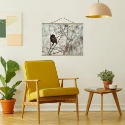 WallArt Stoffbild Mit Posterleisten - Eule Im Winter In Creme-Beige 10 WallArt Stoffbild Mit Posterleisten - Eule Im Winter In Creme-Beige -JYOKO-Shop wallart stoffbild mit posterleisten eule im winter in creme beige 3