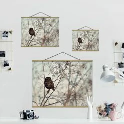 WallArt Stoffbild Mit Posterleisten - Eule Im Winter In Creme-Beige 13 WallArt Stoffbild Mit Posterleisten - Eule Im Winter In Creme-Beige -JYOKO-Shop wallart stoffbild mit posterleisten eule im winter in creme beige 6