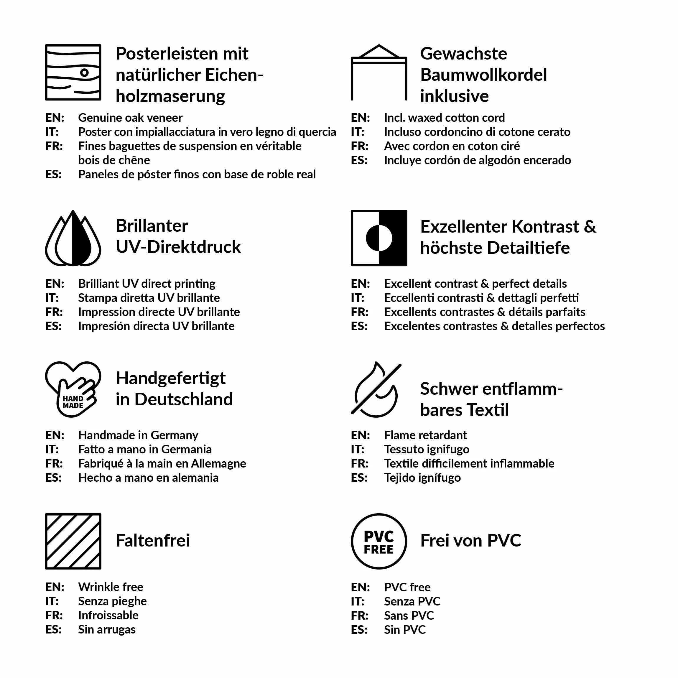 WallArt Stoffbild Mit Posterleisten - Winter In Paris In Blau 7 WallArt Stoffbild Mit Posterleisten - Winter In Paris In Blau – Bild 7