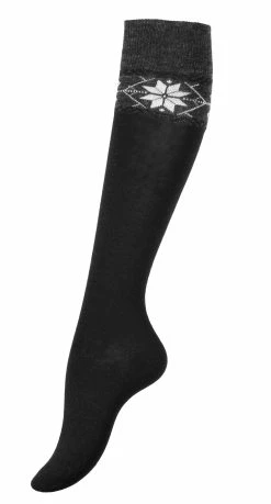 Yenita® 2 Paar Damen Winter-Kniestrümpfe In Schwarz/Anthrazit 5 Yenita® 2 Paar Damen Winter-Kniestrümpfe In Schwarz/Anthrazit -JYOKO-Shop yenita r 2 paar damen winter kniestrumpfe in schwarz anthrazit 2